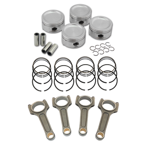 Forged piston and rings set 83.75mm VW ABA 2.0L 8V + VW 159mm x 20mm High Performance Basic Connecting Rod Set 7/16" bolt (1100hp)