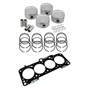 Forged piston and rings set 83,5mm VW 1.8L 8V + VW 8v/16v decompression Head Gasket Spacer - 1.5mm