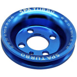 VW syncro Audi 80 90 100 4000 rabbit 1.8 8v underdrive Pulley - BLUE + VW 8V super light crank timing gear