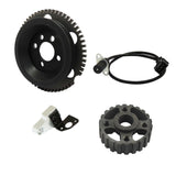 VW MKI II Rabbit , Audi 80, scirocco  8v underdrive crank trigger adapter kit - Black + VW 8V super light crank timing gear