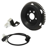 VW MKI II Rabbit , Audi 80, scirocco  8v underdrive crank trigger adapter kit - Black + VW 8V super light crank timing gear