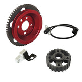 VW MKI II Rabbit , Audi 80, scirocco  8v underdrive crank trigger adapter kit - Red + VW 8V super light crank timing gear