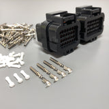 MoTeC ECU Connector Plug Clip Kit, M800, M600, M400, M84, 26-Pin + 34-Pin