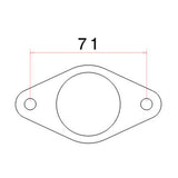 2 bolt 38mm wastegate flange