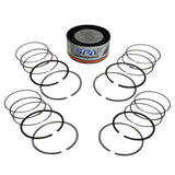 FORGED PISTON AND RINGS SET 83.5MM VW 1.8L 8V + VW 144MM X 20MM SUPER A CONNECTING ROD SET 3/8" BOLT (1000HP)