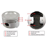 Forged piston set 83.5 mm 1.8L 20V VW/AUDI