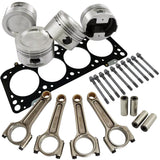 Forged piston and Connecting rod kit + 118mm head stud + MLS decompression Head Gasket 2.0mm for VW 1.8 8V (83,5mm) 1000hp