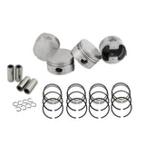 Forged flat top piston and rings set 83.5mm VW 2.0L 8V