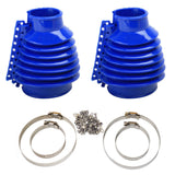 Rear Swing Axle Boots Pair - Blue + Urethane Transmission Mount Kit for VW BUG/Beetle/Buggy/Baja