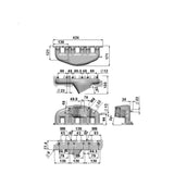 VW VR6 12V Short Runner Induction Intake Manifold + OBD2 Flange