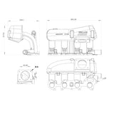 INTAKE MANIFOLD CHEVY CHEVETTE / PONTIAC T1000 / ACADIAN 1.4 / 1.6L TOWARD MIDDLE THROTTLE