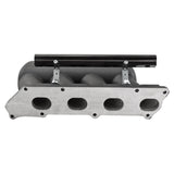 Intake manifold for 8th gen Honda Civic SI (K20 engine) - 4 injectors - Without holes - Black