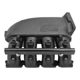 CAST ALUMINUM INTAKE MANIFOLD FOR TRANSVERSE VW/AUDI 1.8T WITH 4 INJECTORS FUEL RAIL KIT (RIGHT SIDE OEM THROTTLE) - BLACK + 252 / 260 HIGH PERFORMANCE CAMSHAFT SET FOR VW/AUDI 1.8L 20V