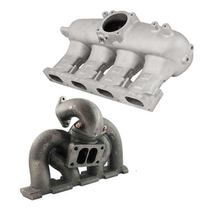 2.0L TSI / FSI T3 Twin Scroll Turbo Exhaust Manifold Transverse Engines + Aluminum intake manifold - NEW VERSION!