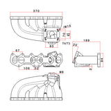 VW VR6 12v Turbo manifold T3/T4 + OBDI Short Runner Induction Intake Manifold + 0.141" 3.60mm Decompression MLS Head Gasket