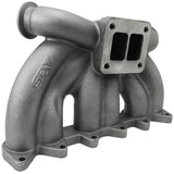 VW VR6 12V Twin scroll T4 top mount turbo manifold - Dual V-band Wastegates