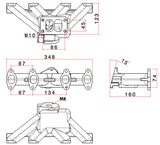 VW Golf / Passat 8v T3 twin scroll turbo manifold