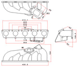 VW 5 cyl 2.5L 20v FSI T3 High Performance Turbo Exhaust Manifold